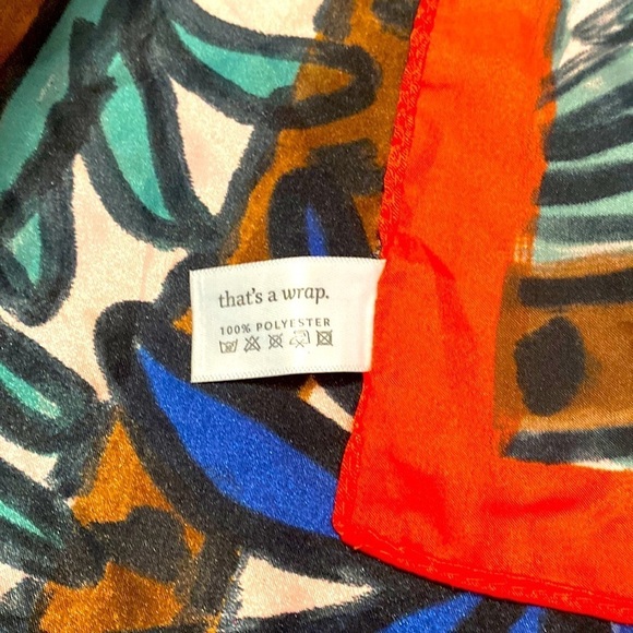 Women’s Limited Edition Function of Beauty Satin Scarf by Artist Kendra Dandy - Picture 7 of 7